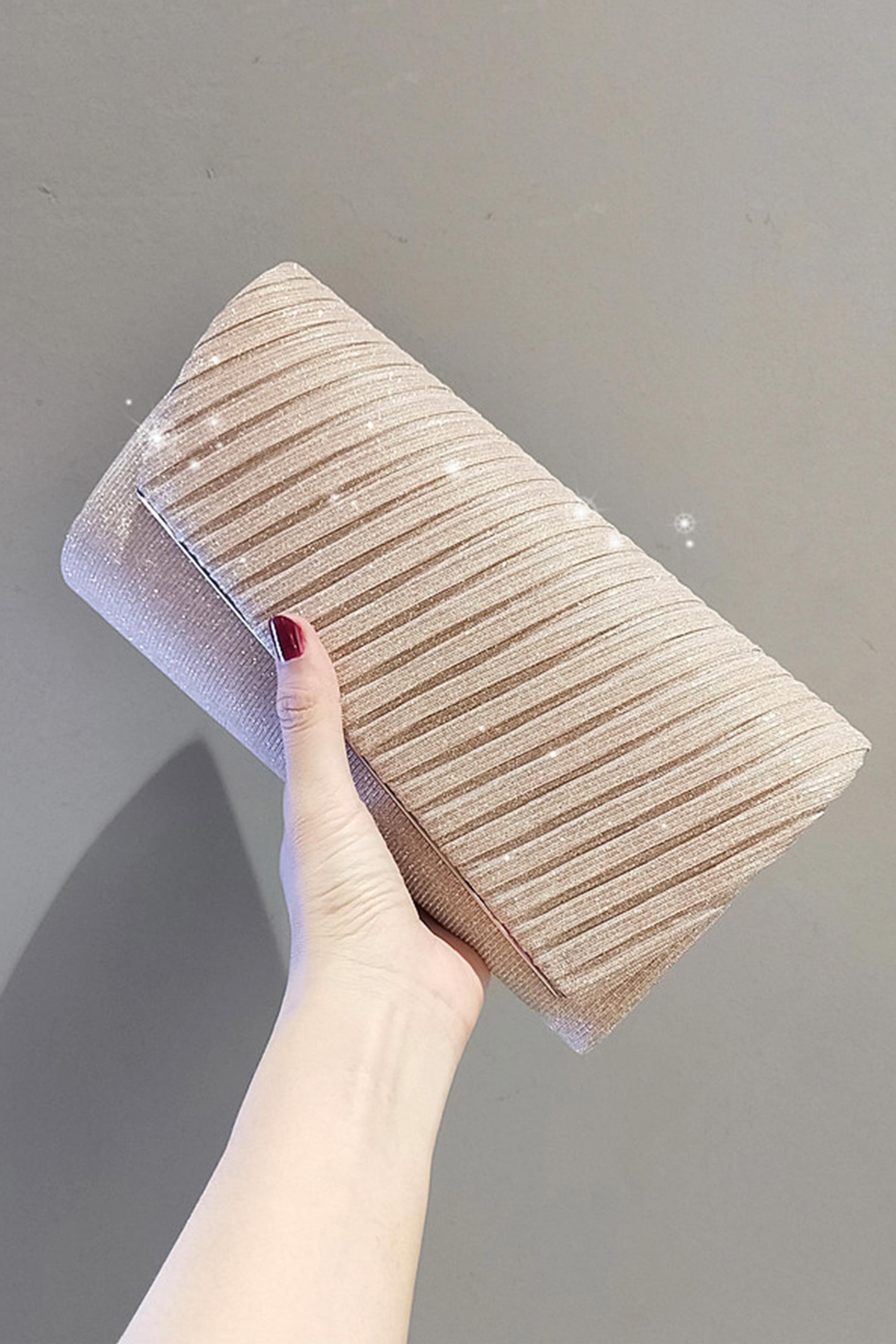 Pochette Sac A Main Femme XFSRG Pochette Femme Soiree Brillant Élégant Sac à Main Mode Enveloppe Pochette Ceremonie Mariage