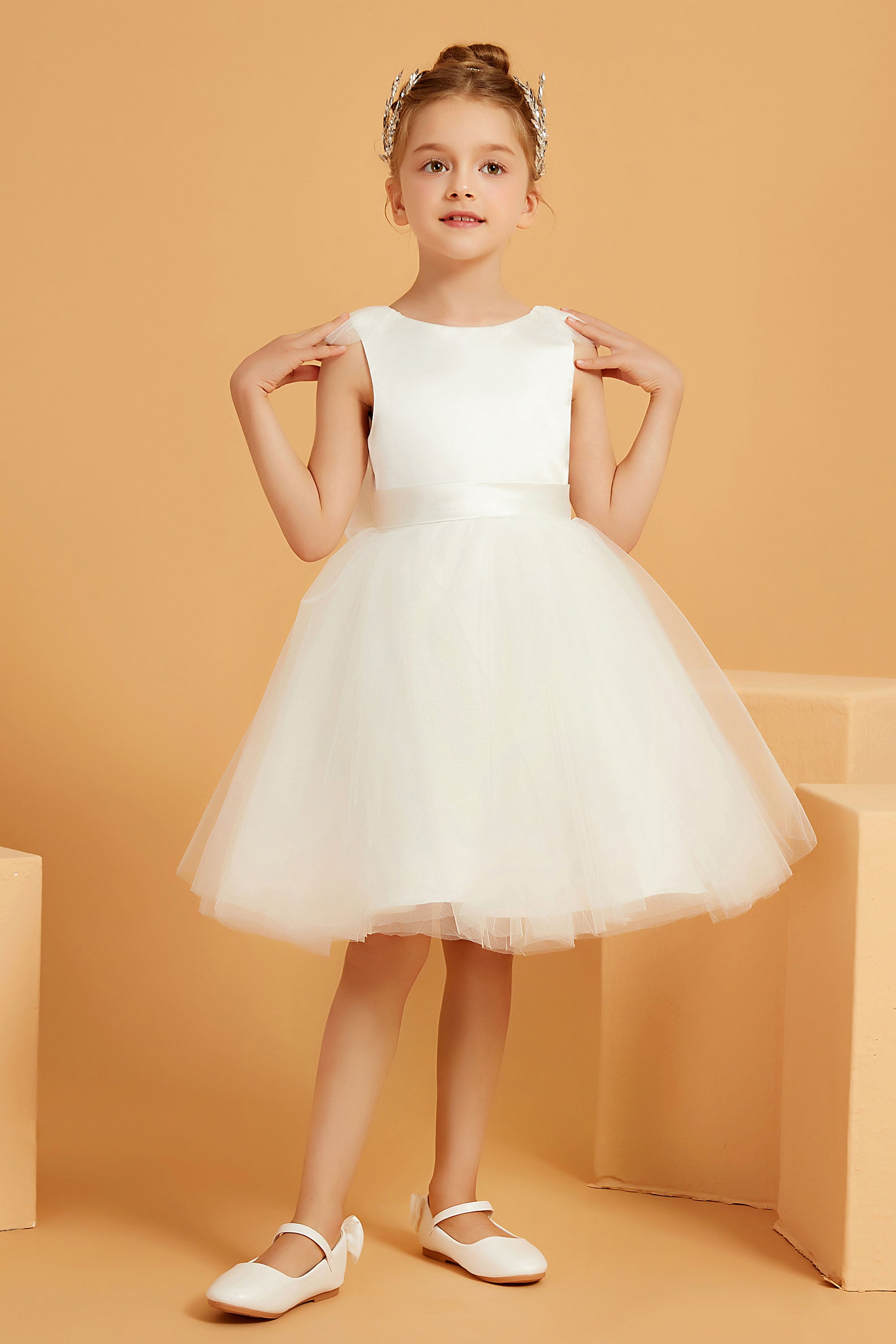 Top Blanc Superposé Léger Pour Fille 8/9 Ans - Elaine Et Lena Paris - Occasion En Excellent état