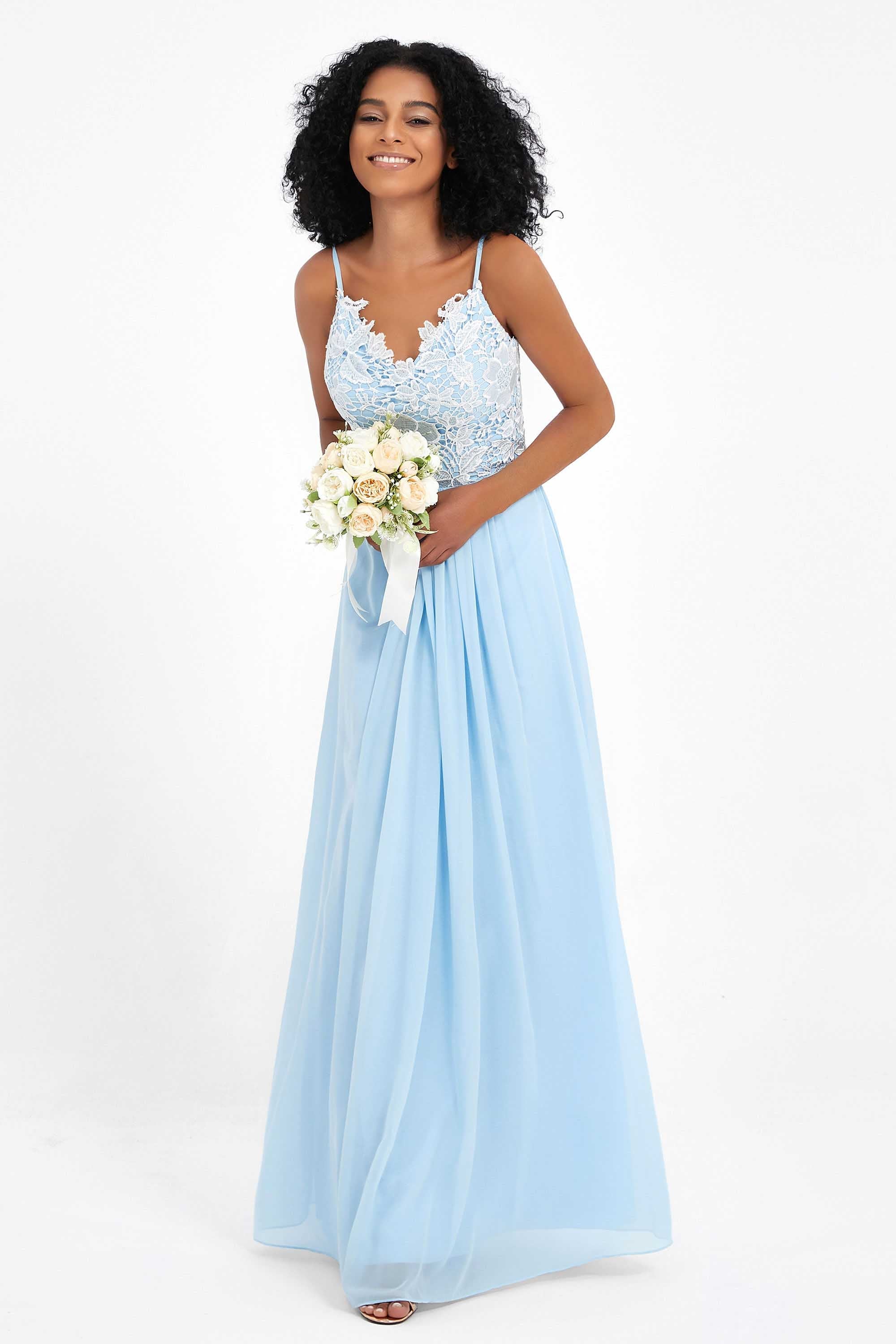 Ivy - Robe longue élégante avec col en V