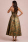 [Floral vert et or]